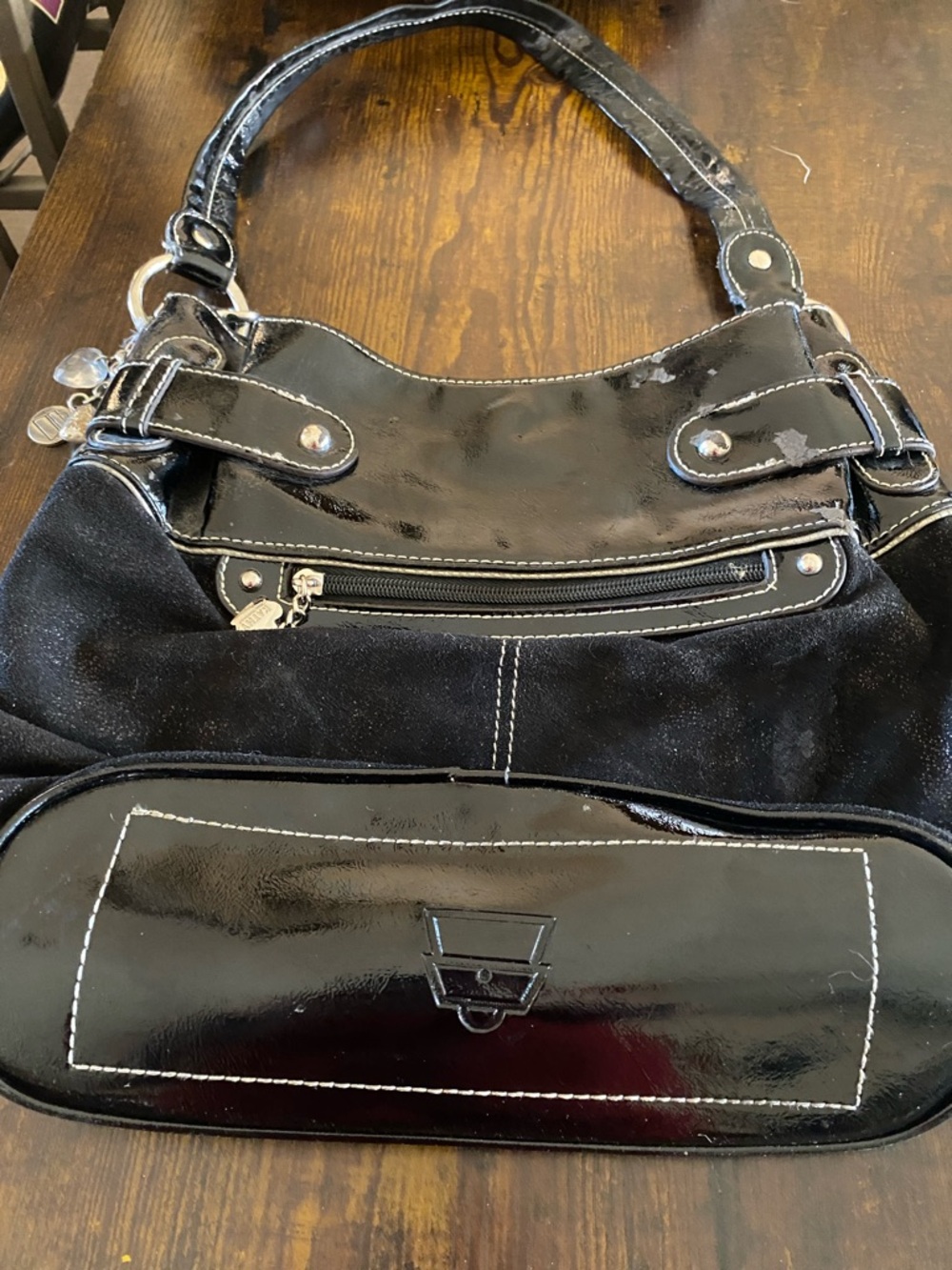 Kathy Van Zeeland Black Shoulder Bag - Picture 5 of 16